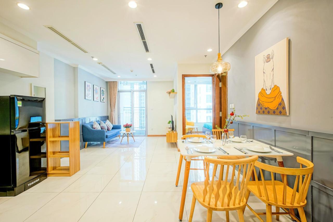 Mott Haven Apart - Vinhomes Central Park, Landmark 81 Area & Ice Rink Ho Chi Minh-byen Eksteriør bilde