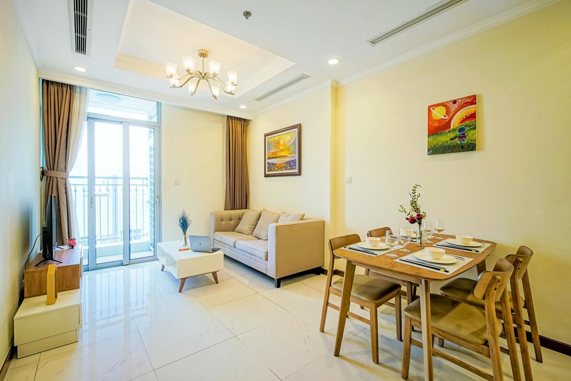 Mott Haven Apart - Vinhomes Central Park, Landmark 81 Area & Ice Rink Ho Chi Minh-byen Eksteriør bilde