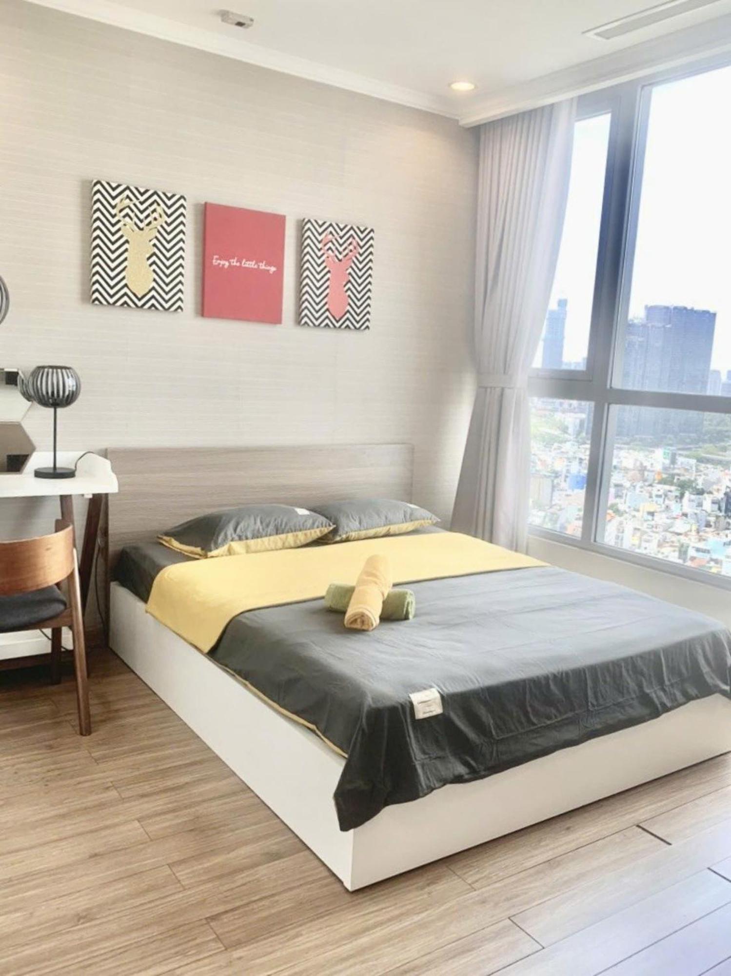 Mott Haven Apart - Vinhomes Central Park, Landmark 81 Area & Ice Rink Ho Chi Minh-byen Eksteriør bilde